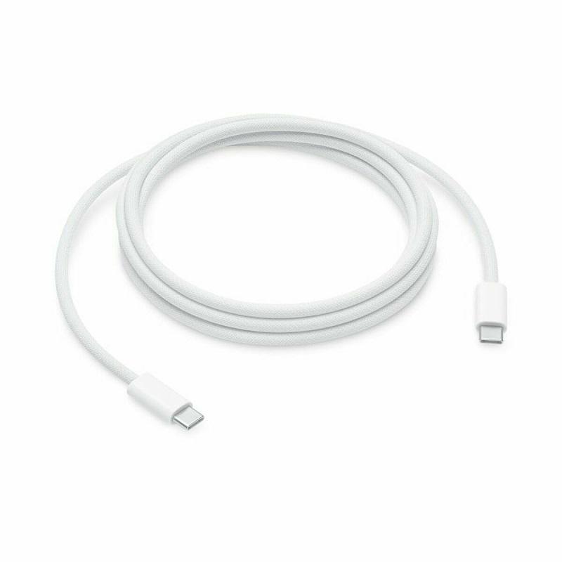 CAVO DI RICARICA USB-C DA 240W (2M) PER APPLE IPHONE 15 / 15 PLUS / 15 PRO / 15 PRO MAX / 16 / 16E / 16 PLUS / 16 PRO / 16 PRO MAX / 17 / 17 PRO / 17 PRO  MAX / 17 AIR MATERIALE ORIGINALE