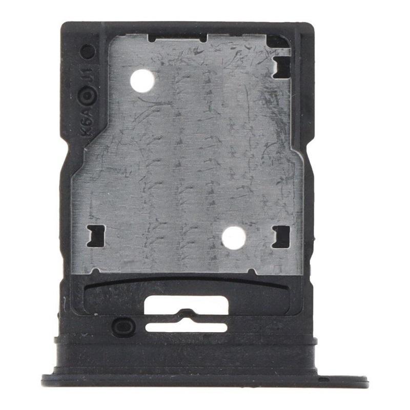 DUAL SIM TRAY PER XIAOMI REDMI NOTE 14 4G (24117RN76G) (GLOBALE VERSION) / REDMI NOTE 14 4G (24117RN76E) (EUROPE VERSION) NERO