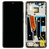 DISPLAY LCD + TOUCHSCREEN DISPLAY COMPLETO + FRAME PER REALME 11 PRO (RMX3771) ORO ORIGINALE (SERVICE PACK)