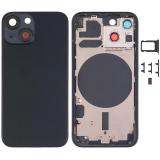 COVER POSTERIORE PER APPLE IPHONE 13 MINI 5.4 NERO MATERIALE ORIGINALE (SENZA NFC)
