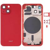 COVER POSTERIORE PER APPLE IPHONE 13 MINI 5.4 ROSSO MATERIALE ORIGINALE (SENZA NFC)
