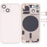 COVER POSTERIORE PER APPLE IPHONE 13 MINI 5.4 BIANCO MATERIALE ORIGINALE (SENZA NFC)