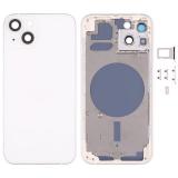 COVER POSTERIORE PER APPLE IPHONE 13 6.1 BIANCO MATERIALE ORIGINALE (SENZA NFC)