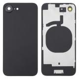 COVER POSTERIORE DI VETRO CON SUPPORTO PER APPLE IPHONE 16E 6.1 NERO (SENZA NFC)