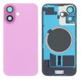 COVER POSTERIORE DI VETRO CON SUPPORTO PER APPLE IPHONE 16 6.1 ROSA (SENZA NFC)