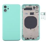 COVER POSTERIORE PER APPLE IPHONE 11 6.1 VERDE MATERIALE ORIGINALE (SENZA NFC)