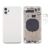COVER POSTERIORE PER APPLE IPHONE 11 6.1 BIANCO MATERIALE ORIGINALE (SENZA NFC)