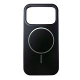 CUSTODIA CELLULARE DI SILICONE LIQUIDO + MAGNETICO PER APPLE IPHONE 17 PRO MAX NERO