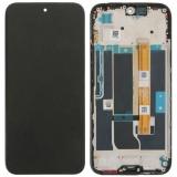 DISPLAY LCD + TOUCHSCREEN DISPLAY COMPLETO + FRAME PER REALME C85 5G (RMX5253) NERO ORIGINALE