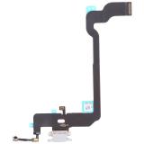 FLEX DI RICARICA PER APPLE IPHONE XS 5.8 ARGENTO ORIGINALE
