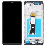 DISPLAY LCD + TOUCHSCREEN DISPLAY COMPLETO + FRAME PER MOTOROLA MOTO E22 (XT2239) NERO ORIGINALE