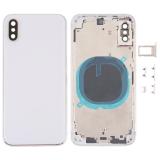 COVER POSTERIORE PER APPLE IPHONE XS 5.8 BIANCO MATERIALE ORIGINALE (SENZA NFC)