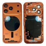 COVER CENTRALE A PER APPLE IPHONE 17 PRO 6.3 ARANCIA MATERIALE ORIGINALE