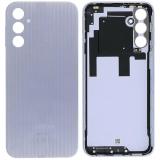 COVER POSTERIORE PER SAMSUNG GALAXY A14 A145R A145P ARGENTO ORIGINALE