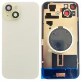 COVER POSTERIORE DI VETRO CON SUPPORTO PER APPLE IPHONE 15 PLUS 6.7 GIALLO (SENZA NFC)