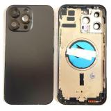 COVER POSTERIORE PER APPLE IPHONE 14 PRO MAX 6.7 NERO MATERIALE ORIGINALE (SENZA NFC)