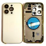 COVER POSTERIORE PER APPLE IPHONE 14 PRO 6.1 ORO MATERIALE ORIGINALE (SENZA NFC)
