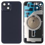 COVER POSTERIORE DI VETRO CON SUPPORTO PER APPLE IPHONE 14 6.1 NERO (SENZA NFC)