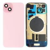 COVER POSTERIORE DI VETRO CON SUPPORTO PER APPLE IPHONE 15 6.1 ROSA (SENZA NFC)