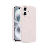 CUSTODIA CELLULARE DI SILICONE LIQUIDO + MAGNETICO PER APPLE IPHONE 16 ROSA