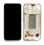 TOUCHSCREEN + DISPLAY AMOLED DISPLAY COMPLETO + FRAME PER SAMSUNG GALAXY A36 5G A366B LIMA VERDE SCHERMO SERVICE PACK + FRAME (NON ORIGINALE)