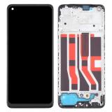 TOUCHSCREEN + DISPLAY OLED DISPLAY COMPLETO + FRAME (05 VERSION) PER OPPO A74 4G (CHP2219) NERO ORIGINALE