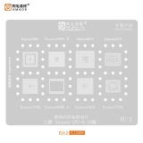 AMAOE EU-2 STAMPO METALLICO DEGLI IC PER SAMSUNG EXYNOS 7880 / 8895B / 9810 / 3475 / 7580 / 8895A / 3470 / 7570