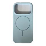 CUSTODIA CELLULARE DI SILICONE LIQUIDO + MAGNETICO PER APPLE IPHONE 17 PRO BLU