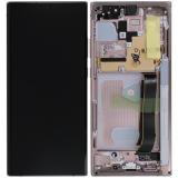 TOUCHSCREEN + DISPLAY AMOLED RICONDIZIONATO + FRAME PER SAMSUNG GALAXY NOTE 20 ULTRA 5G N985F N986F N986B MARRONE MYSTIC (DISPLAY RINNOVATA FRAME NON ORIGINALE)