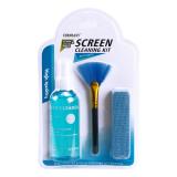 QH-010 SET 3 PEZZI KIT PER LA PULIZIA DELLO SCHERMO 100ML PRODOTTI ANTISTATICI FORTE DECONTAMINAZIONE PER CELLULARI / TV / TASTIERA / LAPTOP (solo spedire con UPS Standard)