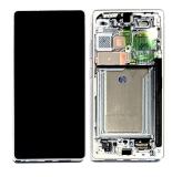 TOUCHSCREEN + DISPLAY AMOLED DISPLAY COMPLETO + FRAME PER SAMSUNG GALAXY S25 ULTRA S938B TITANIO ARGENTO BLU SCHERMO SERVICE PACK + FRAME (NON ORIGINALE)